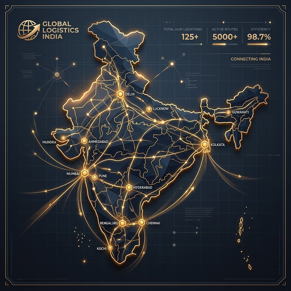 InstaMovez Nationwide Logistics Hubs & Coverage Map